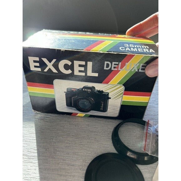 *UNTESTED* Vintage Excel Deluxe-I 35MM Camera Made In Japan w/Box - Picture 6 of 14